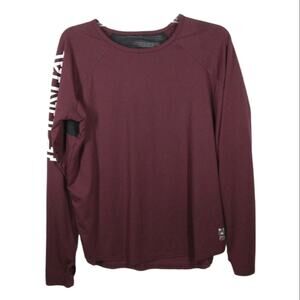 PINK Victoria's Secret Logo Long Sleeve Tee size XS